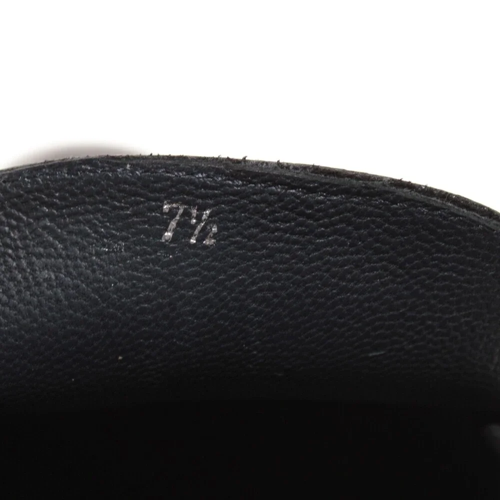 Di Bianco NWB Slip On Penny Loafers Size 7.5 US in Black Leather Made in Italy